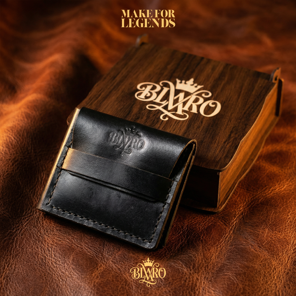 Genuine Leather Bifold Wallet & Card Holder